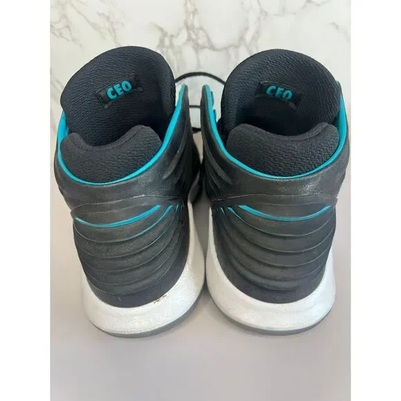 Nike Air‎ Jordan XXXII 32 CEO Black Rapid Teal White Size 12 Men's Sneakers - Picture 2 of 11